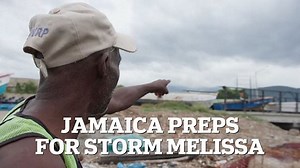 Locals in Jamaica prep as Melissa builds into hurricane