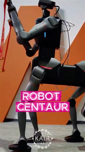 China's New AI-Powered Robotic Centaur #robot #robotics #robotdog #innovation #techology