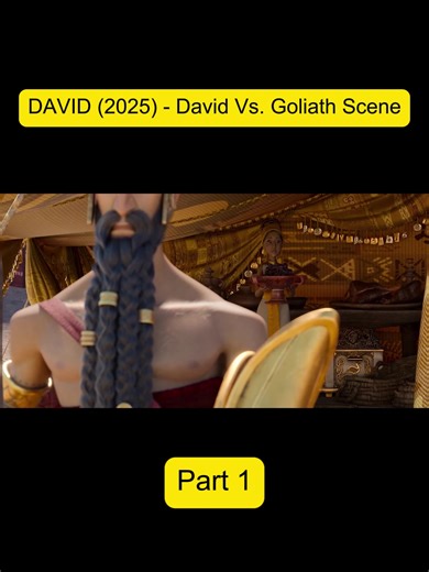 DAVID (2025) - David Vs. Goliath Scene part 1 #fyp #usa #animation #movieclips #viral