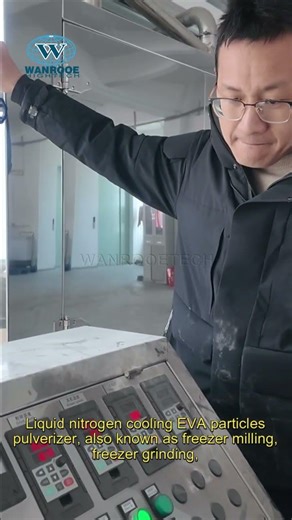 Will liquid nitrogen cryogenic grinding of EVA particles change the raw material characteristics?