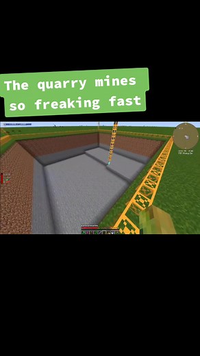 Exciting Minecraft Industrialization with Fast Quarry Machine