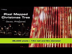 MADRIX @ Pixel Mapped Christmas Tree in Davao, Philippines