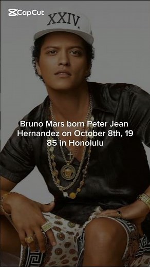 Bruno Mars Biography #shorts