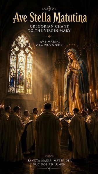 Ave Stella Matutina | Gregorian Chant to the Virgin Mary | Sacred Marian Prayer