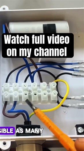 How to wire control box #electrician #howtomakepowerbankathome #electric