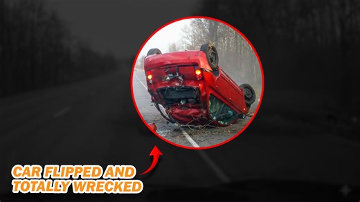 Car Crash Flip Caught on Camera