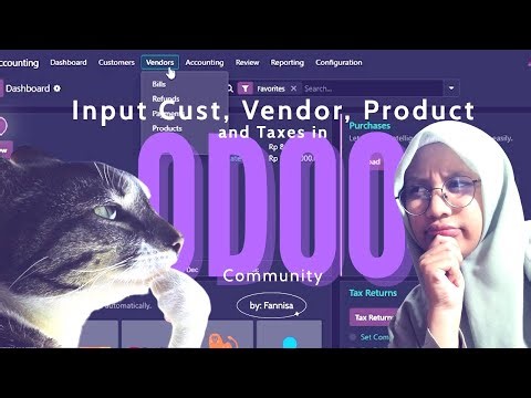 Bagaimana Cara Menginput Pelanggan, Pemasok, Produk dan Pajak di Odoo Accounting?