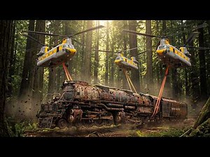 Rusty Big Boy 4014 Train That Stood for 110 Years! Full Restoration!