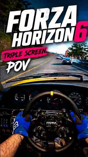 Forza Horizon 6 on Triple Screen 🤯
