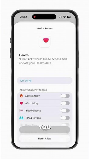 Comment "Health" and I'll send you the full guide 👇 ChatGPT and Apple Health just joined forces and