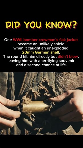 A 20mm Shell Hit His Chest—But Didn’t Explode.