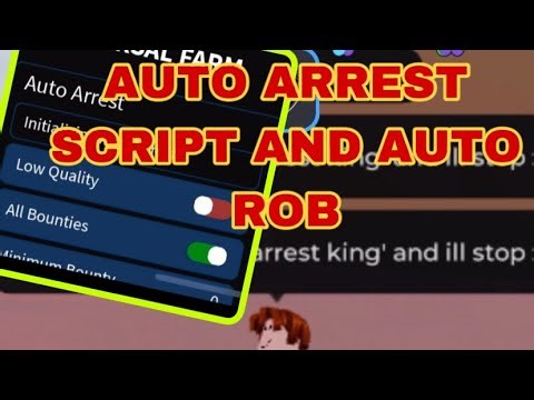 [JAILBREAK] Auto arrest auto rob | Script | Roblox ,2024