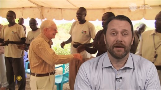 Back in February, the former president's grandson said his grandfather, who has witnessed massive transformations in the world during the past century, maintained his spirit thanks to his unwavering adherence to principles of faith and respect for others. | CBS Sunday Morning