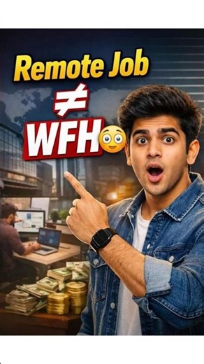 The Truth About Remote Jobs in 2026 #shorts #telugu #remotework #wfh #softwareengineer #students
