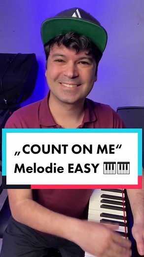 Learn to Play COUNT ON ME on Piano - Easy Tutorial
