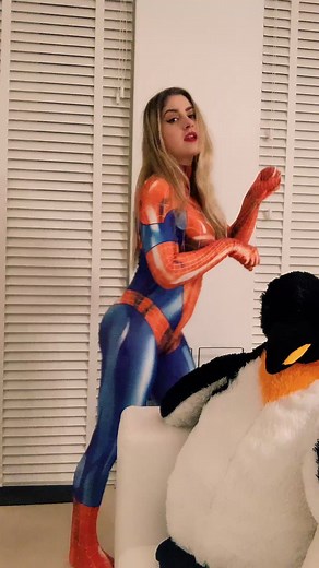 Spiderwoman Dance for Pinguï | Marvel Cosplay TikTok