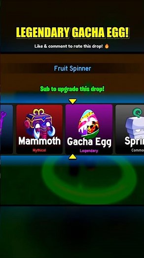 Blox Fruits GACHA EGG Double Spin (Legendary!) 🎲 #bloxfruits #roblox