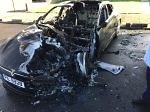 Tesla Model S caught fire in Yorkshire, Tesla says cause is due to a crash 2 months before the fire