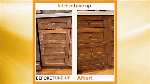 Kitchen Tune-Up's Wood Restoration Freshens Up Your Cabinets