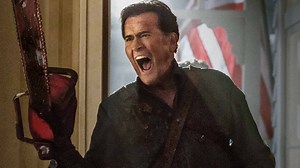 Ash Vs. Evil Dead: Bruce Campbell gagged, blinded by blood
