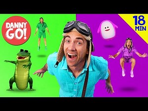Colores, Animales, Lava y Más! 🌈🐒🔥 Recopilación de Juegos de Baile | Danny Go! Canciones para Niños