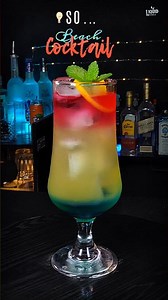 Best Beach Cocktail | Easy Tropical Drink Recipe #shorts