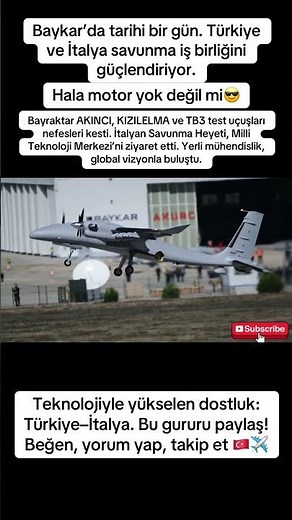 TURKISH AND ITALIAN DEFENSE OFFICIALS WITNESS BAYRAKTAR AKINCI TEST FLIGHT #shorts