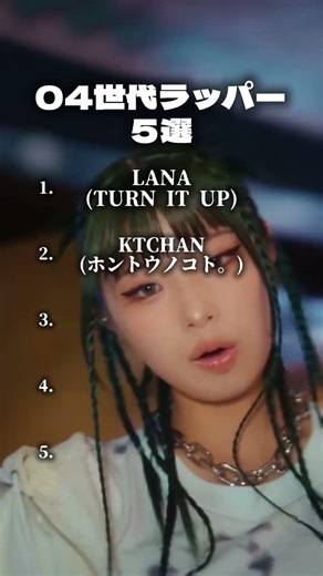 04世代ラッパー5選！！#hiphop #日本語ラップ