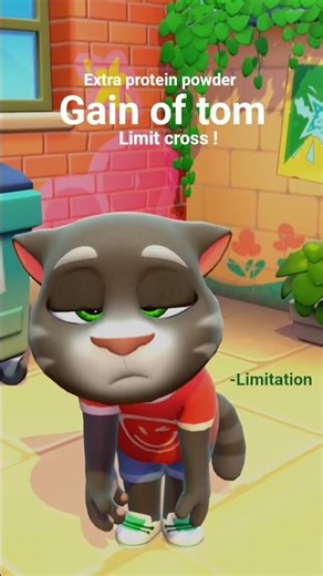 Lazy Tom , don't accept others fat mineral 😧