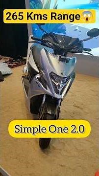 SIMPLE ONE Gen 2 With 265 Kms Range😱