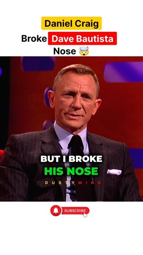 Daniel Craig Broke Dave Bautista Nose 🤯🤯