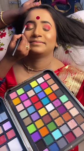 9K views · 164 reactions | Real bride ❤️bridal booking & course details contact 8001993555 | Riturup Spa Parlour & Makeup Academy | Facebook