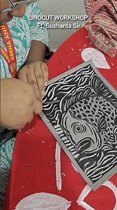 Lino Cut Workshop: From Carving to Final Prints ✨