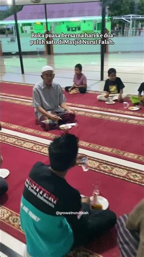 Buka bersama hari ke 21 puasa tanggal 10 Maret 2026 di Masjid Nurul Falah Komplek Kuala Nyiur II.#fy
