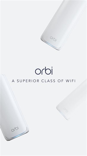 Meet the latest addition to the Orbi family, Orbi 770 Series Tri-Band WiFi 7 Mesh System! Experience the unmatched power of WiFi7, soaring up to 11Gbps†, as it effortlessly blankets every corner of your home, from the front door to the back yard. Learn more: https://www.netgear.com/home/wifi/mesh/rbe773/ #NETGEAR #Orbi #WiFi #Internet #WiFi7 #Streaming #Gaming #IoT #SmartHome #tech #NewProduct