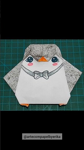 How to make a paper penguin using origami / How to make an origami penguin DIY