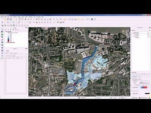 Visualising flood propogation in QGIS using Crayfish plugin