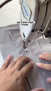 How to Make a Zipper Placket #sewing #tailoring #sewingtutorial #sewingtips #sewingtricks