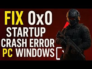 Fix 0x0 Startup Crash Error on PC | Windows 11/10 Game & App Launch Fix (100% Working)