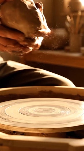 Watch the transformation of simple clay into a beautiful pot in just 3 steps. Pottery is not just an art — it’s a peaceful journey of touch, patience, and creativity. #Step1: Centering #Step2: Shaping #Step3: Refining & Finished piece 🪄 Slow moments, earthy tones, and pure craftsmanship. 🎧 Best with sound on for the calming wheel & water ASMR. #Pottery #PotteryArt #Ceramics #ClayArt #PotteryWheel #ASMR #AestheticVideo #ArtProcess #Handmade #Crafting #Satisfying #Shorts #Reels #DIY #ArtLovers #