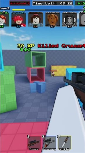 71 KILLS IN ONE TAP #shorts #robloxgameplay