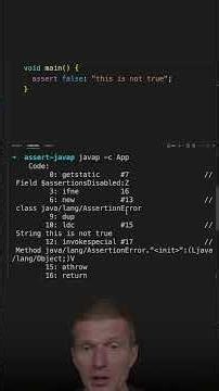 A Disassembled Assert #java #shorts #coding #airhacks
