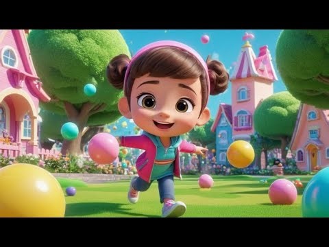 Bouncy Balls Go Boing Boing Boing | English Nursery Rhyme | Kids Songs | Baby Music