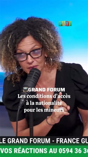 Radio-Télé Péyi Guyane on Instagram: "#TELEPEYI 📺 Le Grand Forum recevait aujourd’hui Maître Christine Charlot, Bâtonnier du barreau de Guyane, aux côtés de Jean-Paul Lepelletier et Jérôme Guitteau, rédacteur en chef adjoint à France Guyane. ⚖️ Maître Christine Charlot est revenue sur les conditions d’accès à la nationalité pour les mineurs. 🗞️ Tous les vendredis, retrouvez l’Hebdo de @franceguyane dans Le Grand Forum sur Radio Télé Péyi de 11h30 à 13h. ☎️ Vos réactions en direct au 0594 36 36