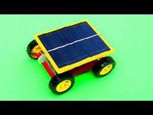 How to Make a Mini Solar Powered Car at Home | DIY Electric Solar Car | School Science Project Ideas