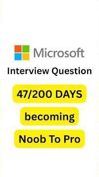 Day 47/200 of making you pro coder 💻 #dsa #coding #interviewquestions #microsoft #learntocode