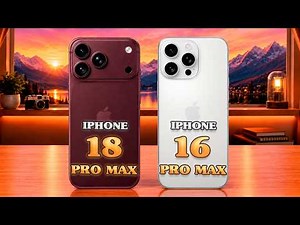 iPhone 16 Pro Max vs iPhone 18 Pro Max ✨ Full Specs & Review