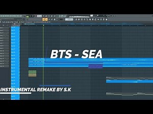 BTS (방탄소년단) SEA (HIDDEN TRACK)Instrumental(Remake By S.K)Fl Studio FLP