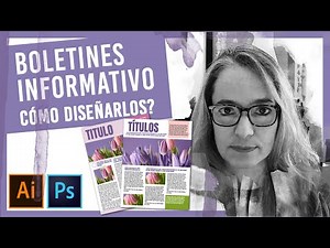 🎁Cómo diseñar un boletín informativo en Illustrator