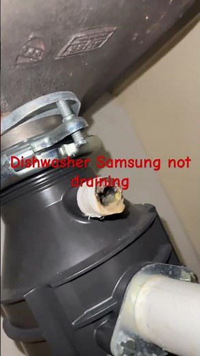 🚨 Samsung Dishwasher Not Draining? 🚨Don't let standing water ruin your day!